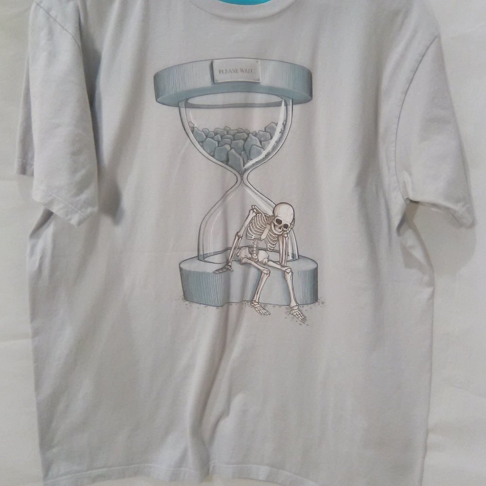 Threadless Men's Short Sleeve Tees Color Gray Size Large - Picture 3 of 6